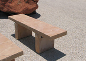 flagstone-benches